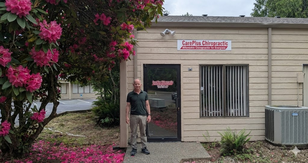 Dr. Vince Morson outside CarePlus Chiropractic in Olympia WA